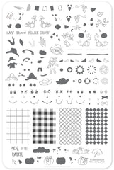 Pick of the Patch (CjS LC-56) - Clear Jelly Stamping Plate