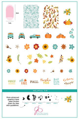 Pumpkin Patch (CjS LC-57) - Clear Jelly Stamping Plate