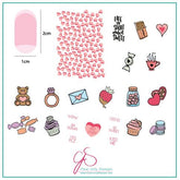Sweets & Treats (CjSV-23) - Clear Jelly Stamping Plate