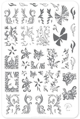 Elegant Swirl (Cjs-149) - Clear Jelly Stamping Plate