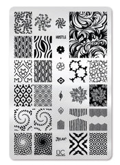 Collection 25 - Set of 3 Uber Chic Stamping Plates