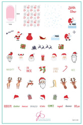 Dear Santa (CjS C-63) - Clear Jelly Stamping Plate
