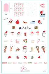 Dear Santa (CjS C-63) - Clear Jelly Stamping Plate