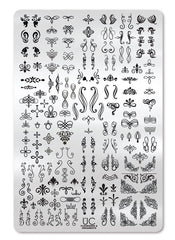 Flourishes & Ornaments - Uber Chic Stamping Plate