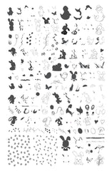 Fuzzy Easter (CjSH-76) - Clear Jelly Stamping Plate