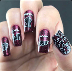 Purrr-fect! (CjSLC-75) -  Clear Jelly Stamping Plate