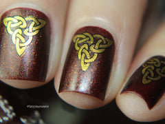 Celtic Charm (CjS-H-49) - CJS Medium Stamping Plate