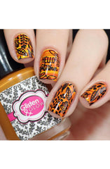 Lovely Leaves 4 - Uber Chic Stamping Plate