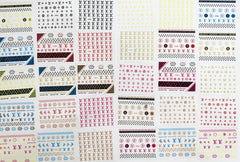 Pasties - LV Set off 25 small sheets of pasties