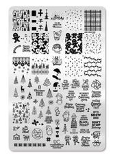 It's Beginning To Look A Lot Like Christmas / Christmas 6 - Uber Chic Stamping Plate