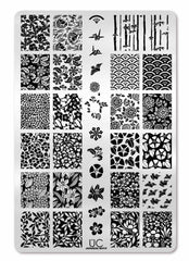 Japanese Motif - Uber Chic Stamping Plate