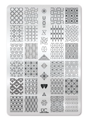 Luxe In Lines - Uber Chic Stamping Plate