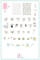 Merry ChrisMouse (CjS C-38) - Clear Jelly Stamping Plate
