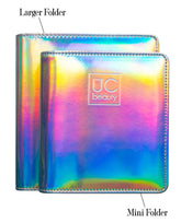 Mini Holographic Nail Stamp Storage Binder