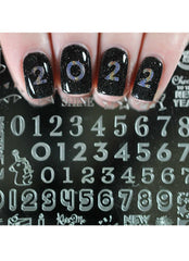 New Year New Digits - Uber Chic Stamping Plate