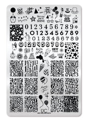 New Year New Digits - Uber Chic Stamping Plate