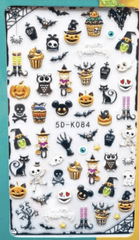 5D Textured Pasties - Halloween K084