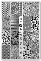 Just for Claws - Uber Chic Stamping Plate Collection of 3