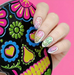 Sugar Skulls - Uber Chic Stamping Plate