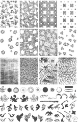 Grunge Series - Dainty (CjS-190) - Clear Jelly Stamping Plate