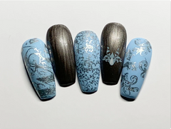 Grunge Series - Dainty (CjS-190) - Clear Jelly Stamping Plate