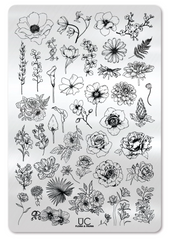 Flora & Fauna - Uber Chic Stamping Plate