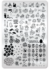 Hello Spring  - Uber Chic Stamping Plate