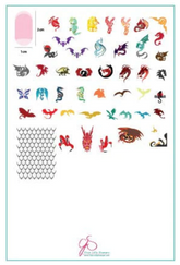 Dragon's Lair (CjS-100)- Clear Jelly Stamping Plate