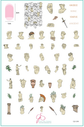 The Statue (CjS-250) - Clear Jelly Stamping Plate