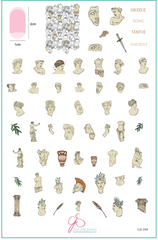 The Statue (CjS-250) - Clear Jelly Stamping Plate