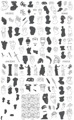 The Statue (CjS-250) - Clear Jelly Stamping Plate