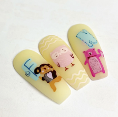 Alphabet - Bubble Letter Forest (CjS-231) - Clear Jelly Stamping Plate