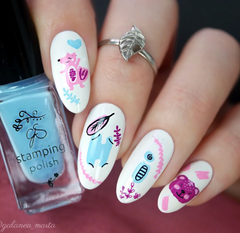 Alphabet - Bubble Letter Forest (CjS-231) - Clear Jelly Stamping Plate