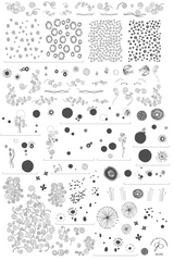 Feeling Vine (CjS-235) -  Clear Jelly Stamping Plate
