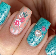 Feeling Vine (CjS-235) -  Clear Jelly Stamping Plate