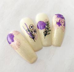 Field of Flowers (CjS-237) -  Clear Jelly Stamping Plate