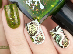 Paisley Princess (CjS-99) - Clear Jelly Stamping Plate