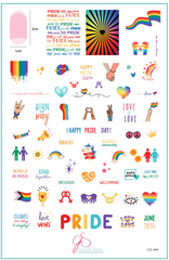 Pride (CjS-264) - Clear Jelly Stamping Plate