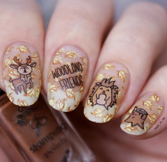 Woodlands Friends (CjS-188) - Clear Jelly Stamping Plate