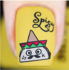 Let's Taco Bout It - Uber Chic Mini Stamping Plate