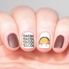 Let's Taco Bout It - Uber Chic Mini Stamping Plate