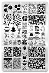 I Always Fall For Autumn - Uber Chic Stamping Plate