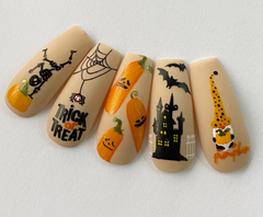 XL FOUR Halloween and Fall (CjS-XL-FOUR) - Clear Jelly Stamping Plate