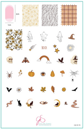 Boho Halloween (CjSH-74) - CJS Stamping Plate