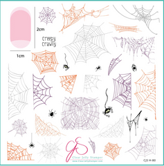 Creepy Crawly (CjS-H-80) - CJS Medium Stamping Plate