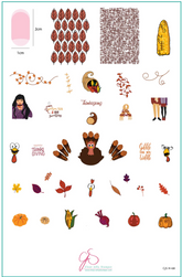Gobble Till You Wobble (CjS-H-68) - CJS Stamping Plate