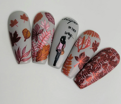 Whisper On Their Way (CjS-269) - CJS Medium Stamping Plate