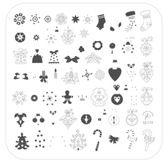 Ornate Ornaments (CjSC-73) - CJS Medium Stamping Plate