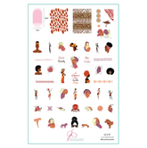 Pride of Black Beauty (CjSLC-92) - Clear Jelly Stamping Plate