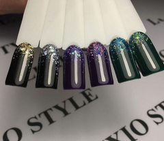 Aurora Blue Glitter - Akzentz Options UV/LED - LuvNailz